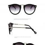 Vintage Black Frame Sunglass Chic Sunglasses