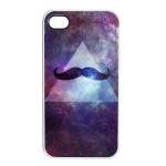 Iphone 5 4/ 4s Galaxy Case Nebula Mustache..