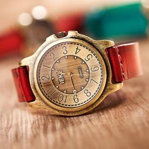 Mens Wristwatches Unisex Leather Watches Wrist..