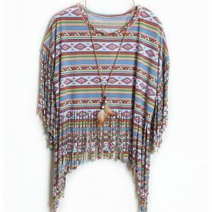 t shirt with tassels